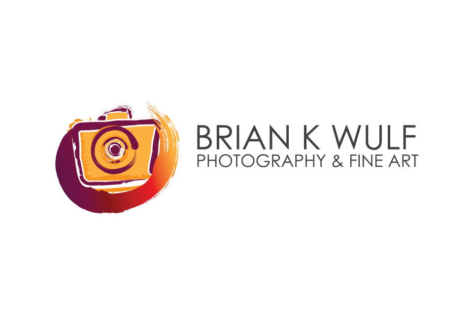 Logo for Brian K Wulf (Photographer). Adobe Illustrator.