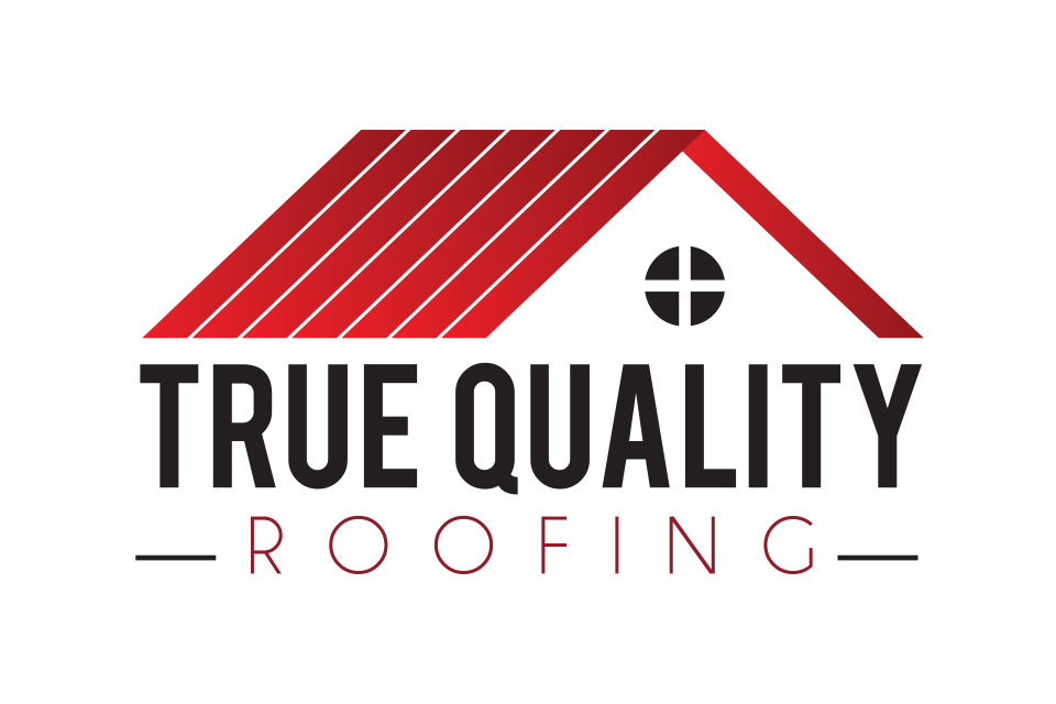 Logo for True Quality Roofing. Adobe Illustrator.